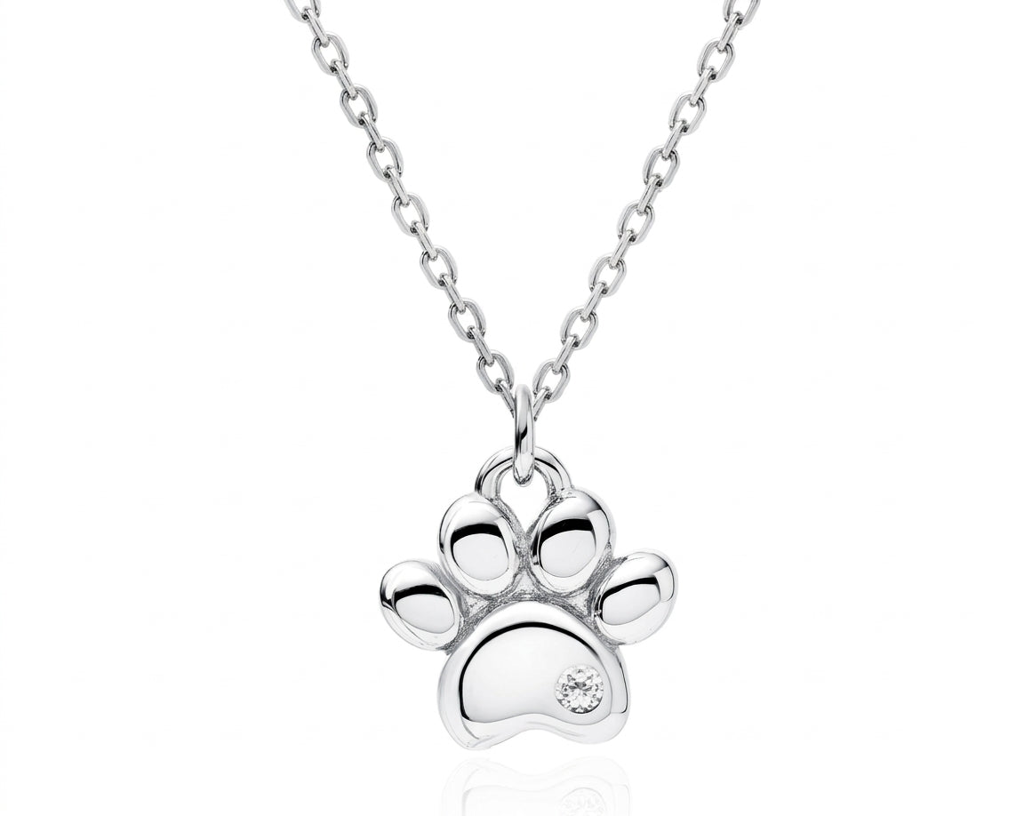Collar Huella Plata de Ley 925